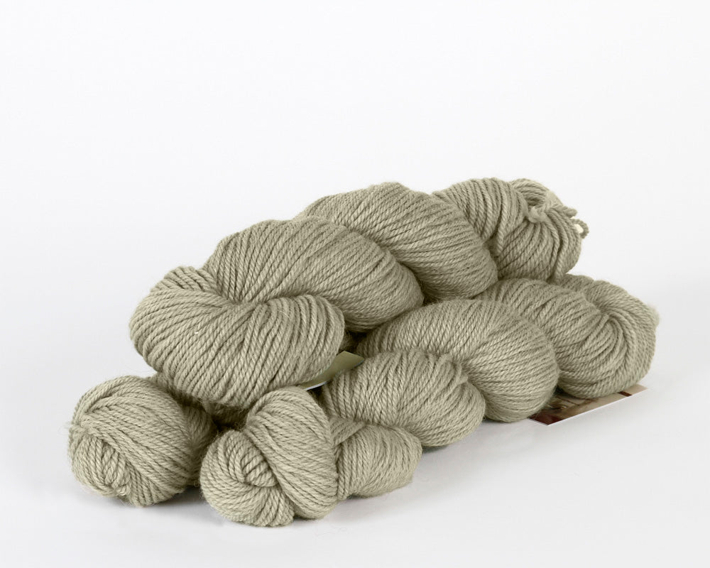 Worsted Alpaca Yarn – Moss Green, 80/20 Merino
