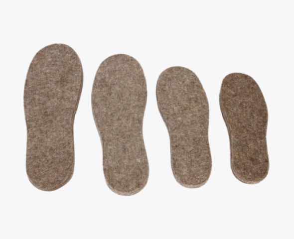 c. Wholesale Thin Alpaca/Wool Insoles