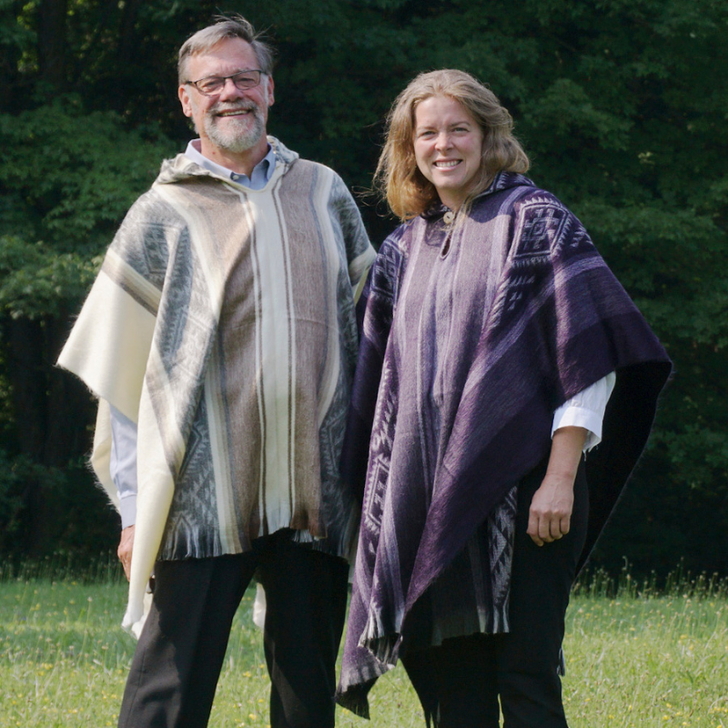 Alpaca poncho