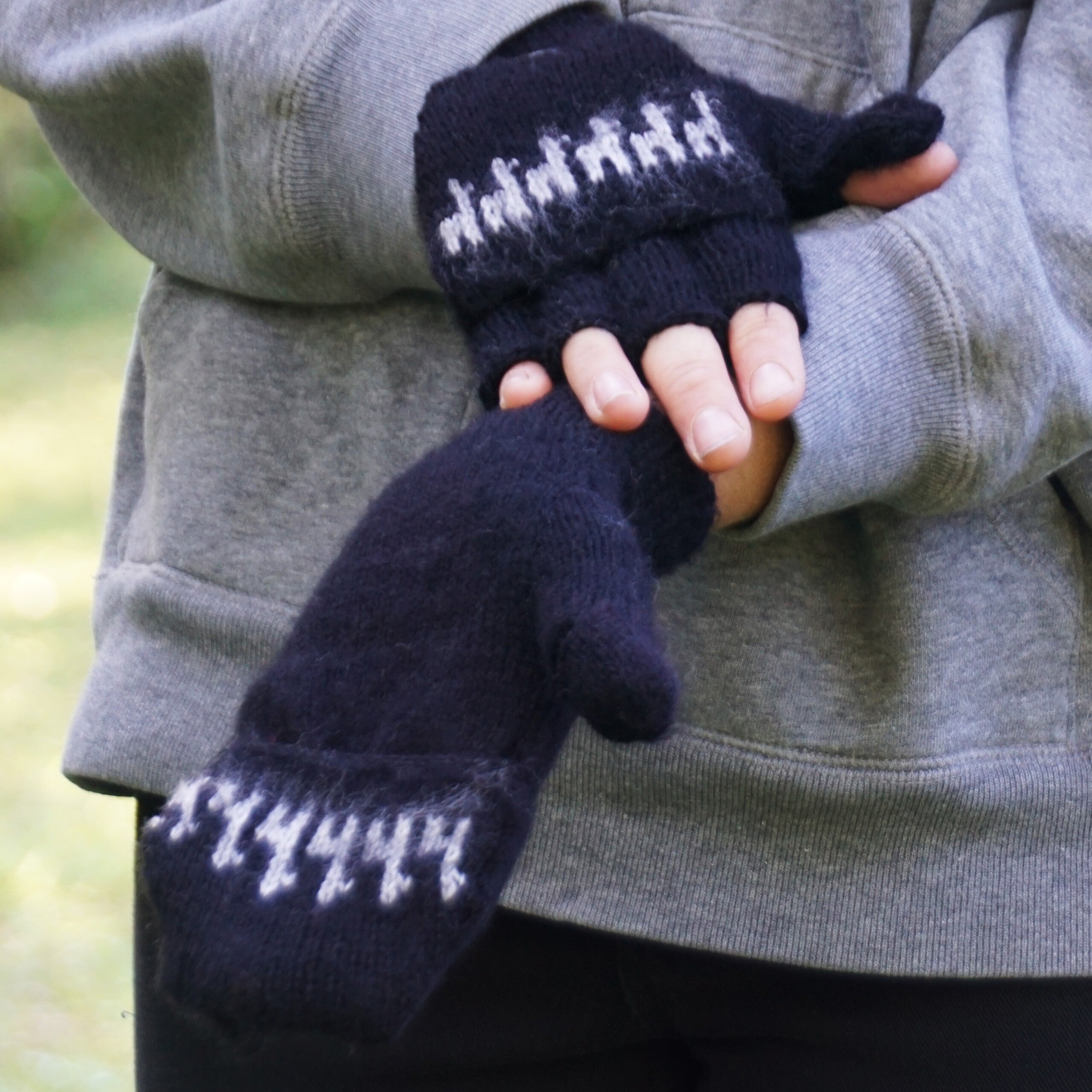 Alpaca Flip Mitts