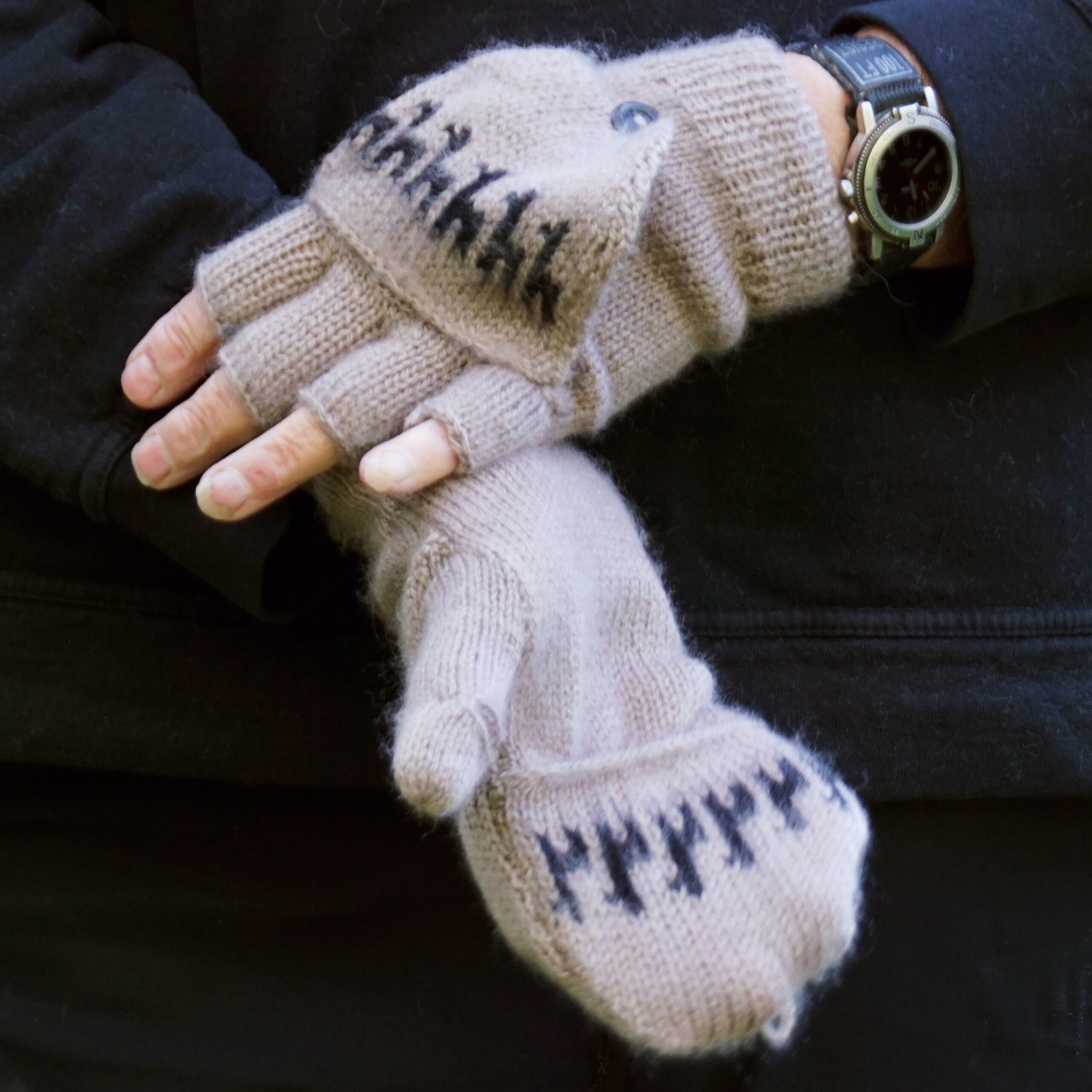 Alpaca Flip Mitts