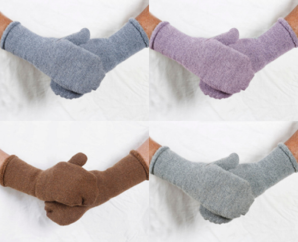 Alpaca Terry Mitts