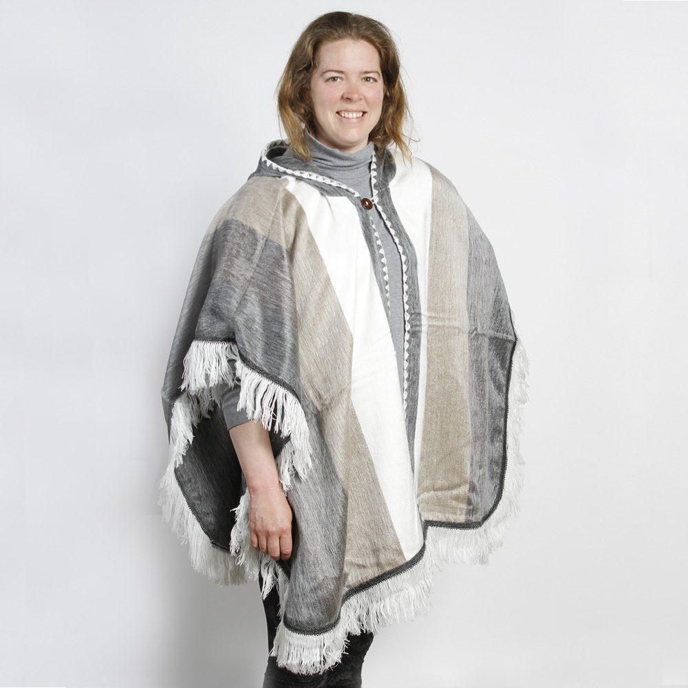 Alpaca Hooded Ponchos