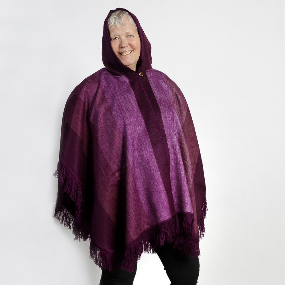 Alpaca Hooded Ponchos