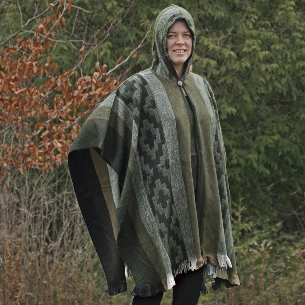 Alpaca Hooded Ponchos