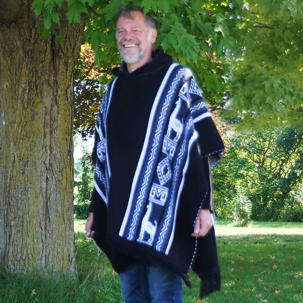 Knitted Alpaca Ponchos