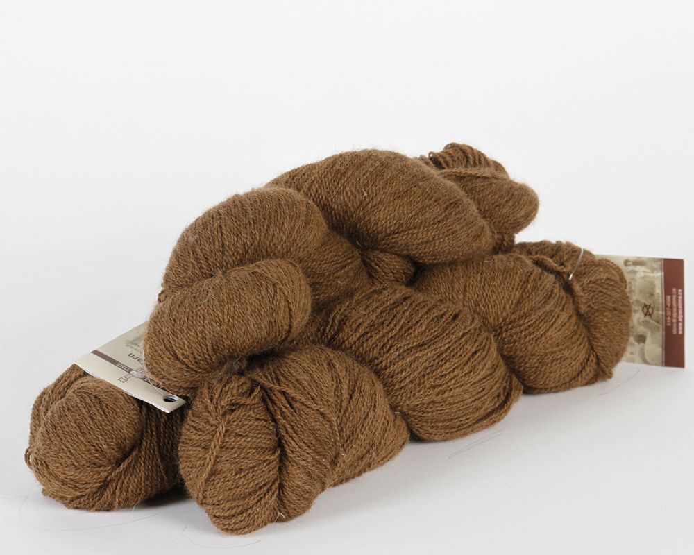 Lace Alpaca Yarn – Brown, 80/20 Nylon