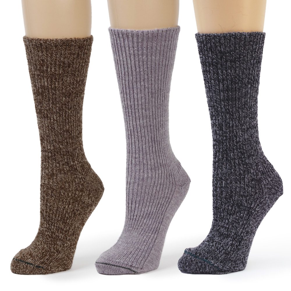 brown marl lilac and black marl Relaxed Fit socks
