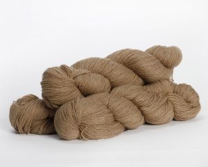 fawn grist 0 lace yarn
